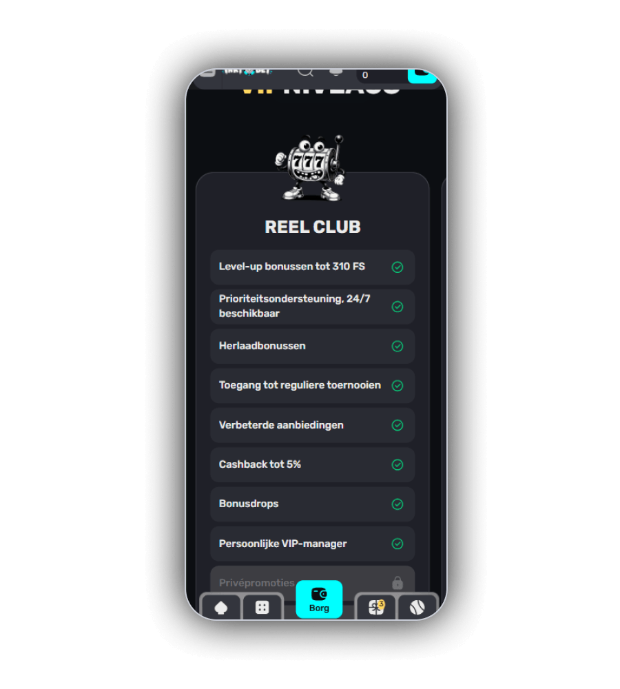 InkyBet VIP voordelen